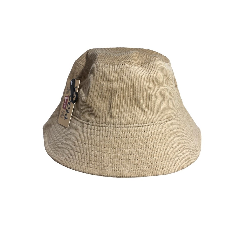 Coors Banquet Vintage Classic Corduroy Logo Brown Bucket Hat Cap OSFM - NWT - Picture 3 of 11